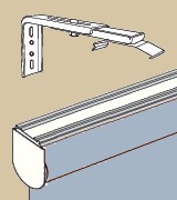 Pose facile avec Profil de montage + équerres 8-12 cm